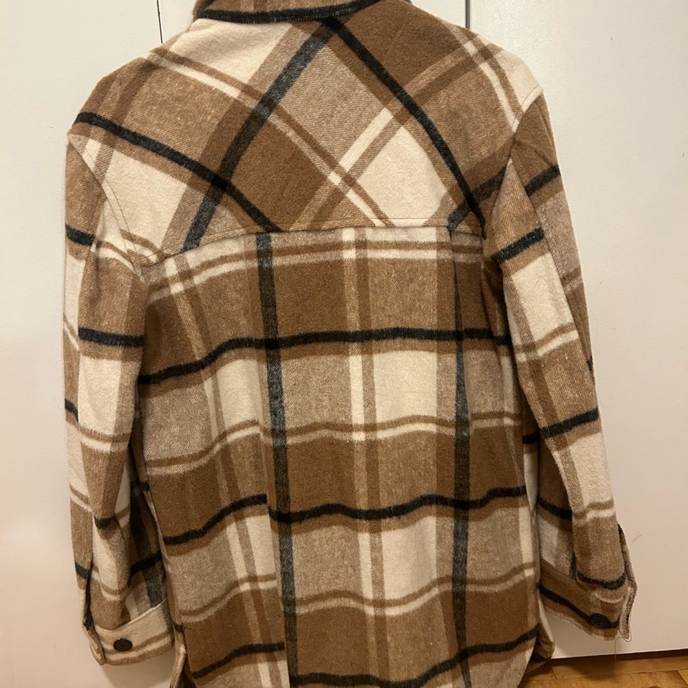Thread & Supply Plaid Button-Up Jacket - Picture 3 of 3